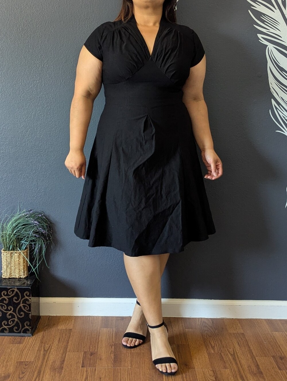 Miusol Black Dress